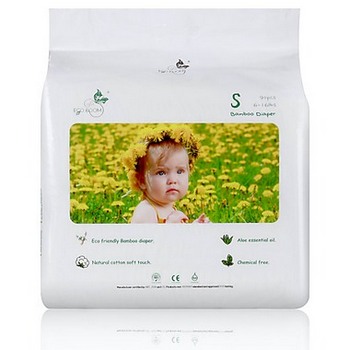 ECO BOOM Bamboo Nappies 90 pack 3 8kg Small