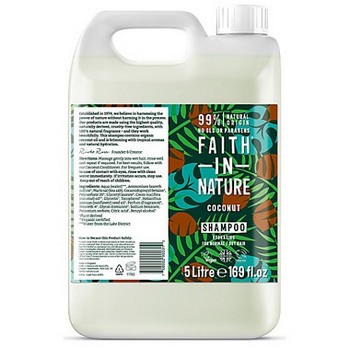 Faith in Nature Coconut Shampoo 5L,  the beneficial anti breast cancer action with mushrooms