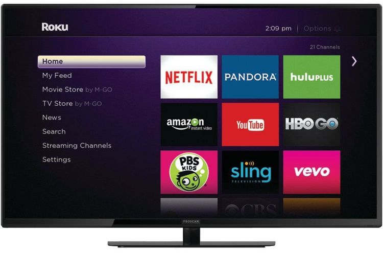 Proscan Smart D-LED TV with Roku Streaming, Large screen smart TV for binge-watching Netflix series