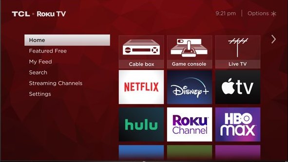 TLC 4K UHD smart TV with built-in Netflix streaming