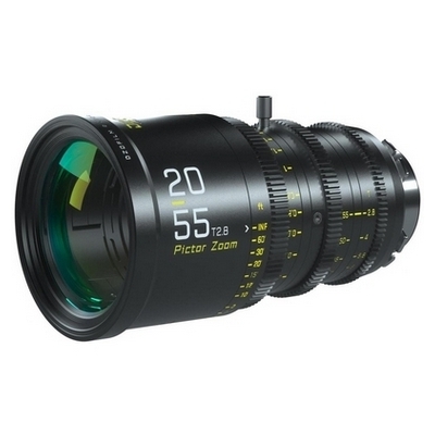 DZOFILM Pictor 20-55mm T2.8 Super35 Parfocal Cine Lens, PL EF Mount, Black