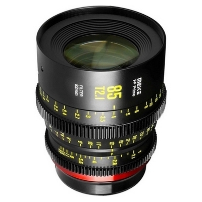 Meike 85mm T2.1 FF  Prime Cine Lens for Canon EF, The aperture device includes 11 aperture cutting blades
