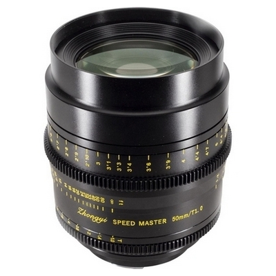 Mitakon Zhongyi Speedmaster 50mm T1.0 Cinema Lens for Canon EF, Buttery Sleek Refined Bokeh Making 