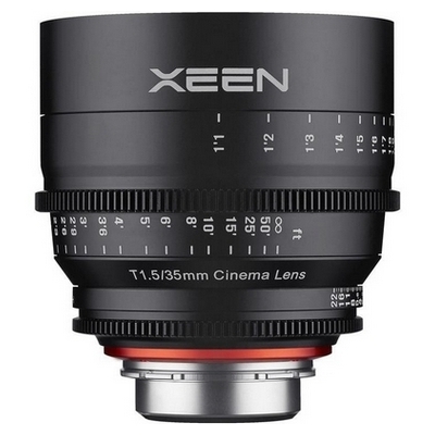 Rokinon Xeen 35mm T1.5 Cine Lens for Canon EF-Mount, it provides you with what is deemed a slightly wide angle of perspective